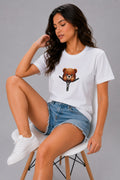 Women's Cotton Graphic Crewneck T-Shirt