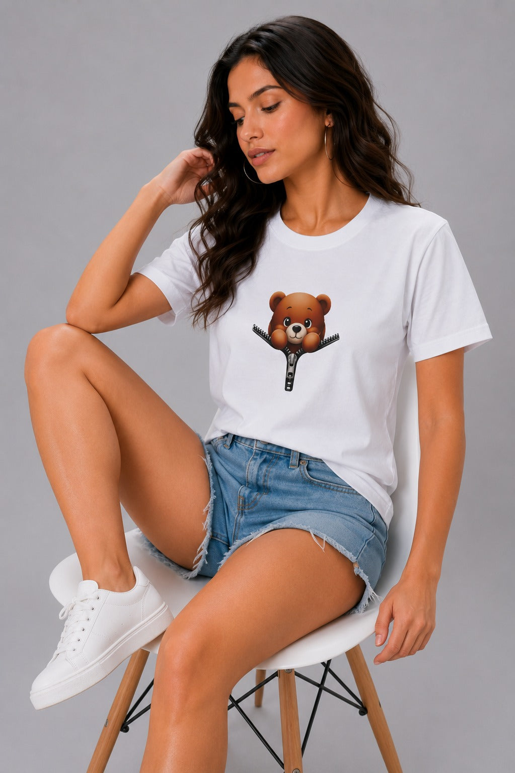 Women's Cotton Graphic Crewneck T-Shirt
