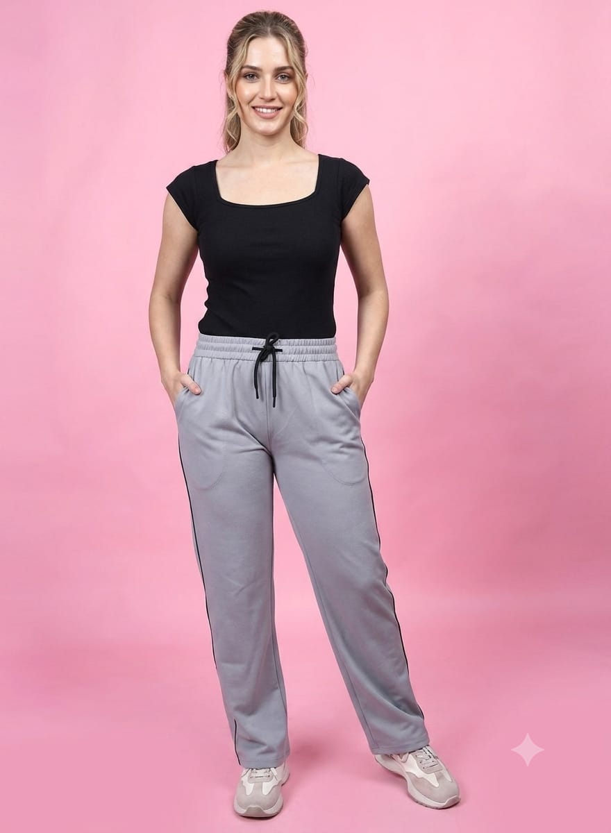 Women's Straight-Leg Relaxed Trousers